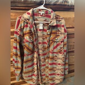 Maurices Multicolor Button Down Shirt